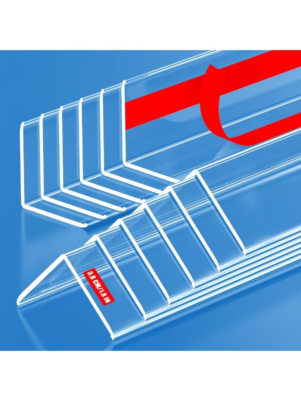 12PCS Clear Self-Adhesive Corner Protectors & Edge Guards for Furniture & Walls